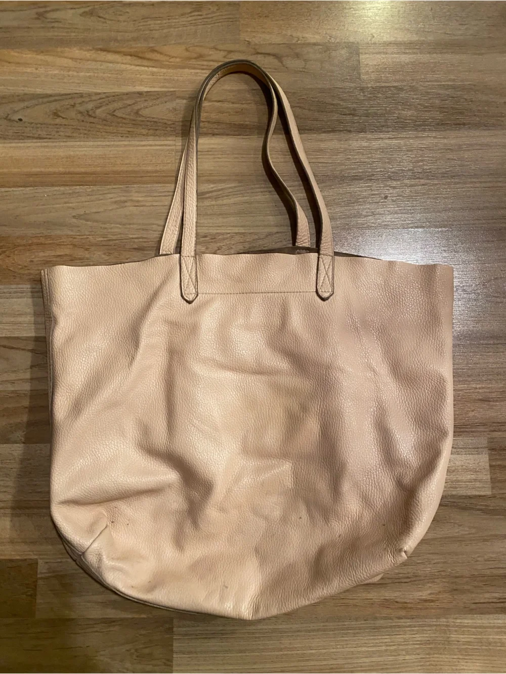 Cuyana Classic Nude Leather Tote Bag - AS IS